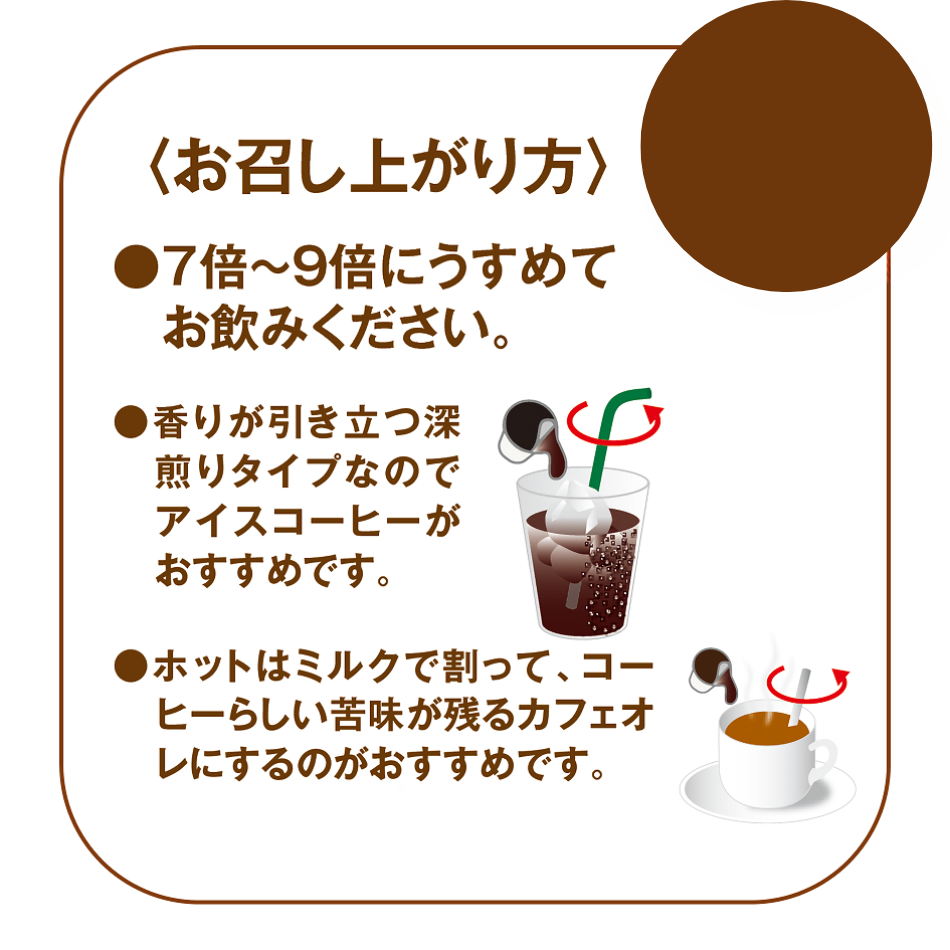 おいしいコーヒーポーションいかがですか？ 甘さ控えめ 19g×8個
